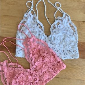 Free people Adella bralette set